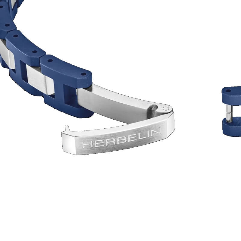 Bracelet CAP CAMARAT céramique et Acier HERBELIN BCC8CBAB Homme, fermoir.