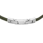 Bracelet AMARRAGE Acier cordon kaki HERBELIN BH20ABKK Homme, fermoir.