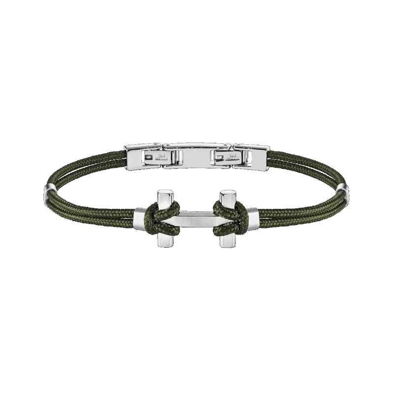 Bracelet AMARRAGE Acier cordon kaki HERBELIN BH20ABKK Homme