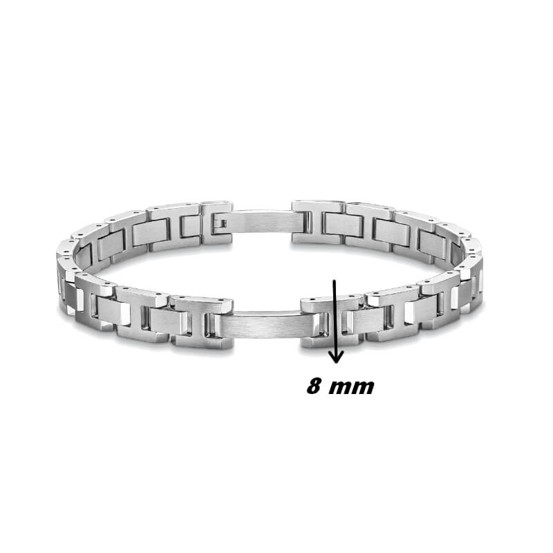 Bracelet BCC8AB Homme CAP CAMARAT Acier HERBELIN, largeur