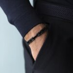 Bracelet CAP CAMARAT céramique noire HERBELIN BCC8CN Homme porté