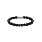 Bracelet Acier et Agate noire ROCHET B266001 Homme, autre vue.
