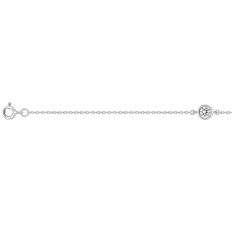 Bracelet Argent rhodié et Oxyde ROBBEZ MASSON Femme