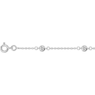 Bracelet Argent rhodié et 5 Oxydes ROBBEZ MASSON Femme
