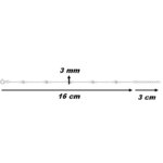 Bracelet Argent rhodié et 5 Oxydes ROBBEZ MASSON Femme, dimensiosn