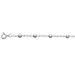 Bracelet Boules Argent rhodié ROBBEZ MASSON Femme