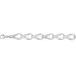 Bracelet Argent rhodié et Oxydes ROBBEZ MASSON Femme