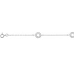 Bracelet Cercles Argent rhodié et Oxydes ROBBEZ MASSON Femme