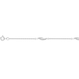 Bracelet Argent rhodié et Oxydes ROBBEZ MASSON Femme
