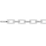 Bracelet rectangulaire Argent rhodié et Oxydes ROBBEZ MASSON Femme