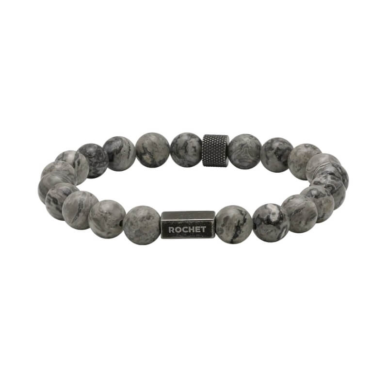 Bracelet Acier inoxydable et Jaspe ROCHET HB2800 Homme