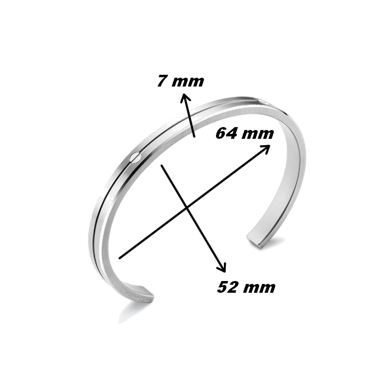 bracelet-jonc-homme-newport-herbelin-acier-inoxydable-jn7ab-dimensions Bracelet jonc NEWPORT HERBELIN JN7AB Acier Homme, dimensions.