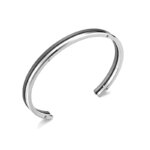 Bracelet jonc NEWPORT HERBELIN JND6ABTD Titane et Acier Homme
