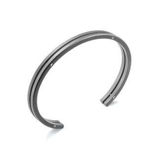 Bracelet jonc NEWPORT HERBELIN JND6TD Titane et Acier Homme