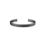 Bracelet jonc NEWPORT HERBELIN JND6TD Titane et Acier Homme, autre vue.
