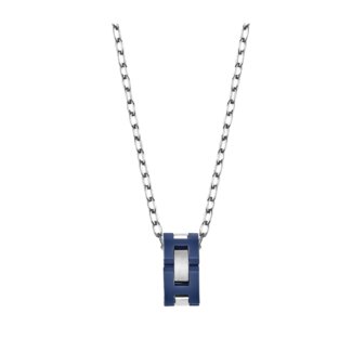 Collier CAP CAMARAT HERBELIN CCC8CBAB Acier et céramique bleue Homme