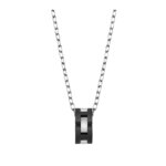 Collier CAP CAMARAT HERBELIN CCC8CNAB Acier et céramique noire Homme