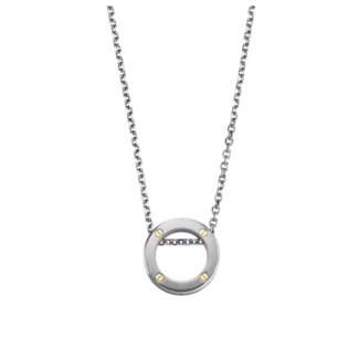 Collier NEWPORT HERBELIN CND20ABG2N Acier et Or Homme