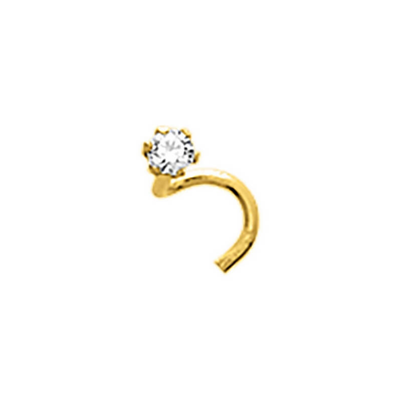 Piercing nez Or jaune et Oxyde ROBBEZ MASSON