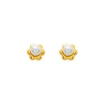 Boucles d'oreilles Perle de culture et Or jaune ROBBEZ MASSON