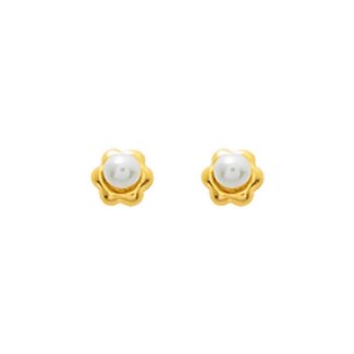 Boucles d'oreilles Perle de culture et Or jaune ROBBEZ MASSON