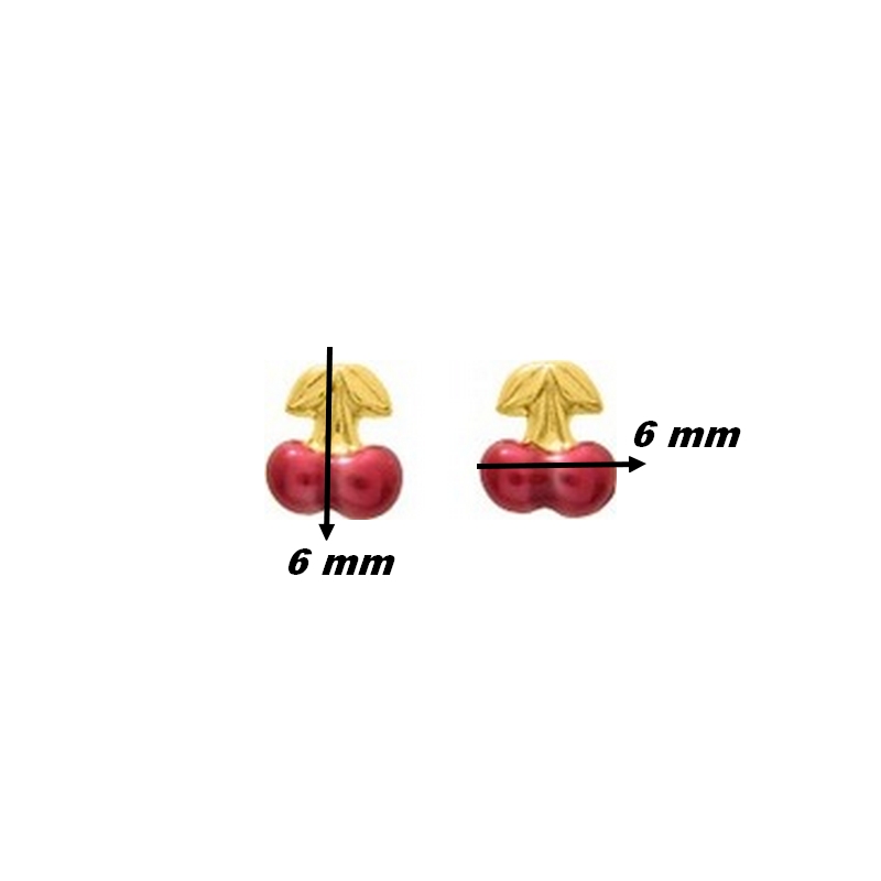 boucles-oreilles-enfant-Cerises-or-jaune-750-robbez-masson-8022V-dimensions Boucles d'oreilles Enfant Cerises Or jaune 750/1000 ROBBEZ MASSON, dimensions