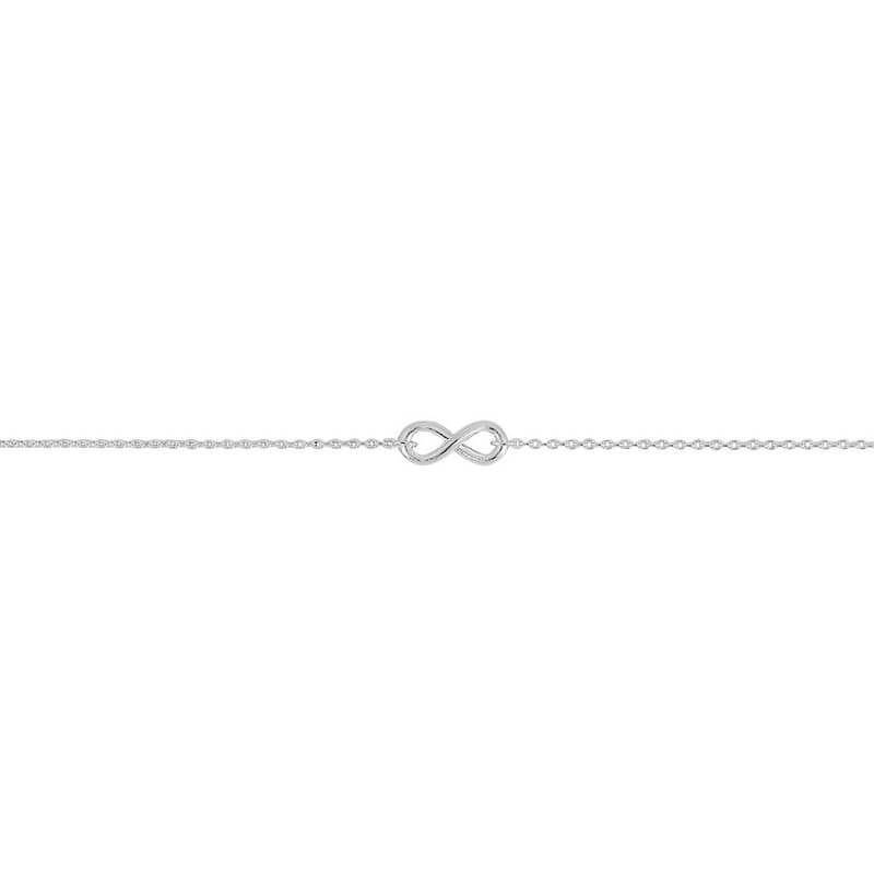 Bracelet Infini relief Argent rhodié ROBBEZ MASSON Femme