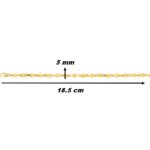 Bracelet Femme Boules Or jaune 750/1000 ROBBEZ MASSON, dimensions