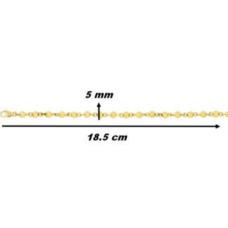 Bracelet Femme Boules Or jaune 750/1000 ROBBEZ MASSON, dimensions