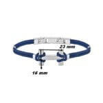 Bracelet AMARRAGE Acier cordon bleu BH24ABBM HERBELIN Homme dimensions