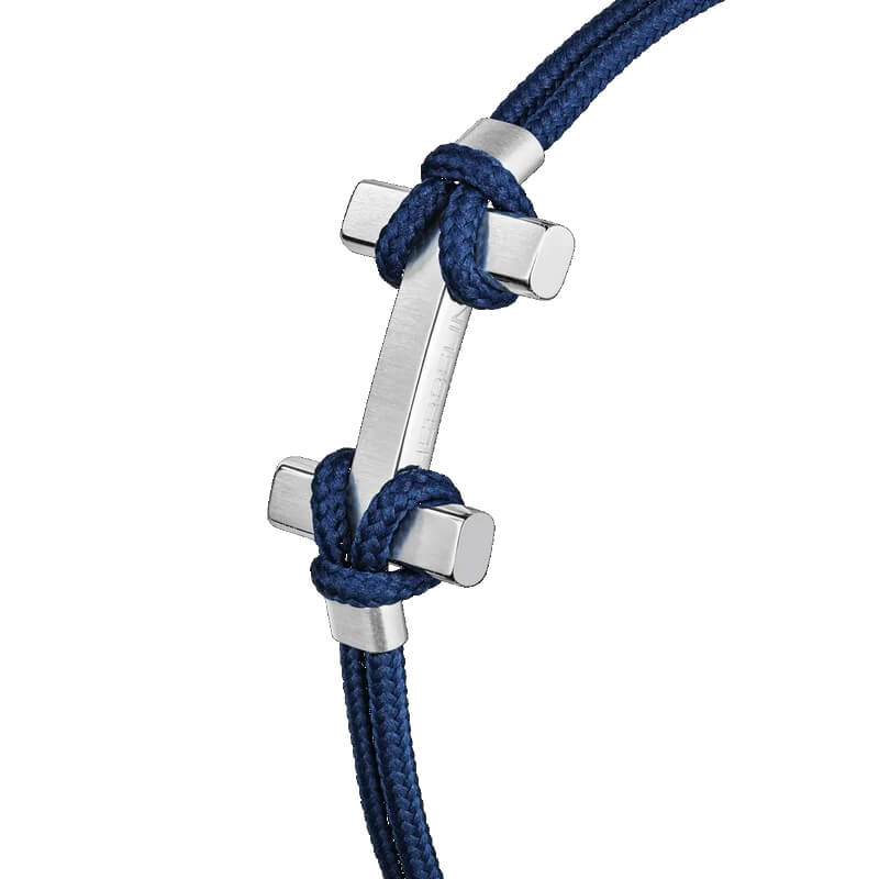 Bracelet AMARRAGE Acier cordon bleu BH24ABBM HERBELIN Homme zoom