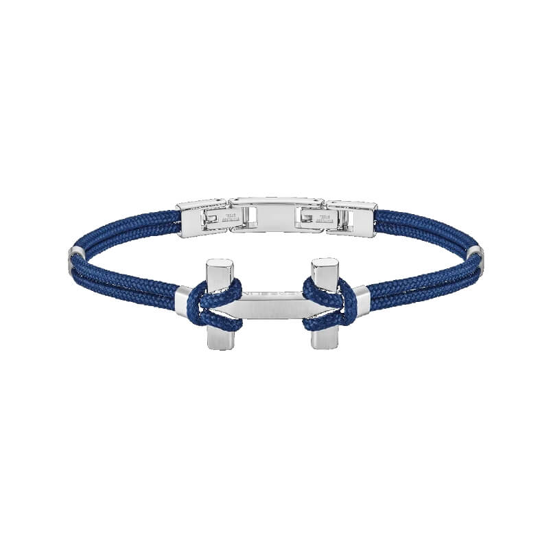 Bracelet AMARRAGE Acier cordon bleu BH24ABBM HERBELIN Homme