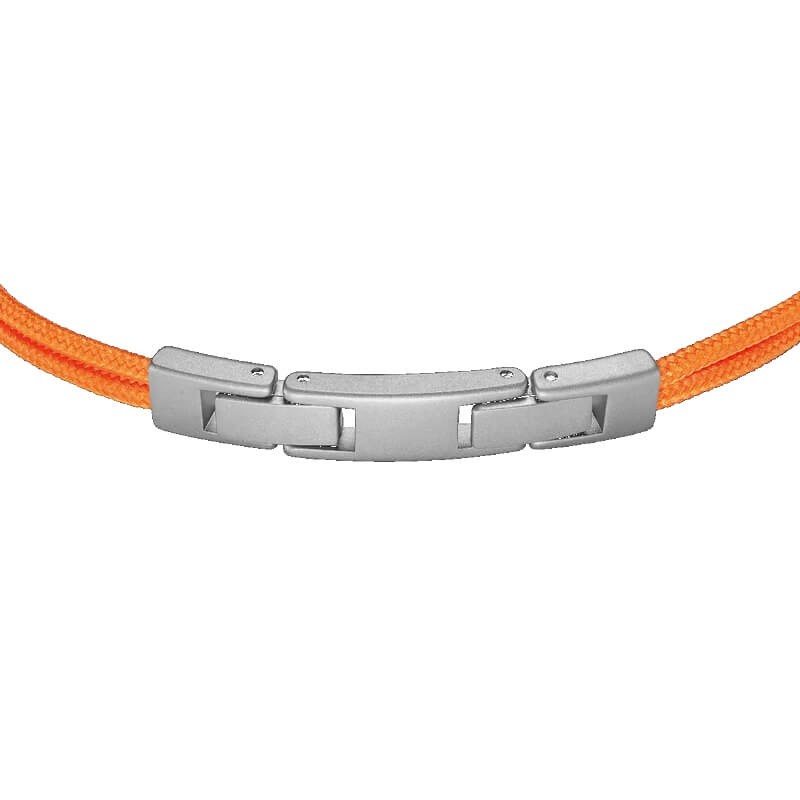 bracelet-homme-titane-nylon-orangeamarrage-herbelin-BH24TLMD-fermoir Bracelet AMARRAGE Titane cordon orange BH24TLMD HERBELIN Homme fermoir
