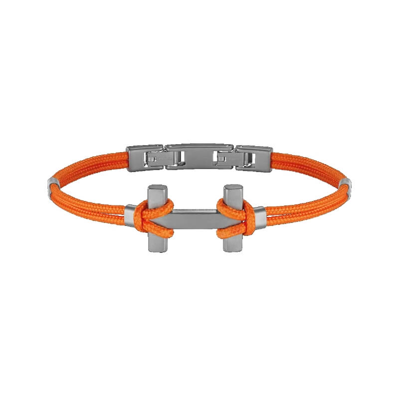 bracelet-homme-titane-nylon-orangeamarrage-herbelin-BH24TLMD Bracelet AMARRAGE Titane cordon orange BH24TLMD HERBELIN Homme