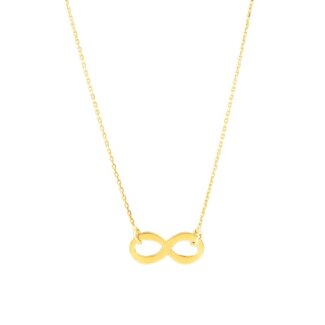 Collier Femme Infini Or jaune 750/1000.