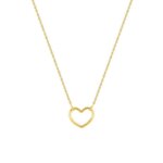 Collier Femme Cœur Or jaune 750/1000.