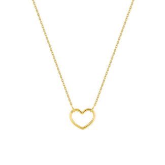 Collier Femme Cœur Or jaune 750/1000.