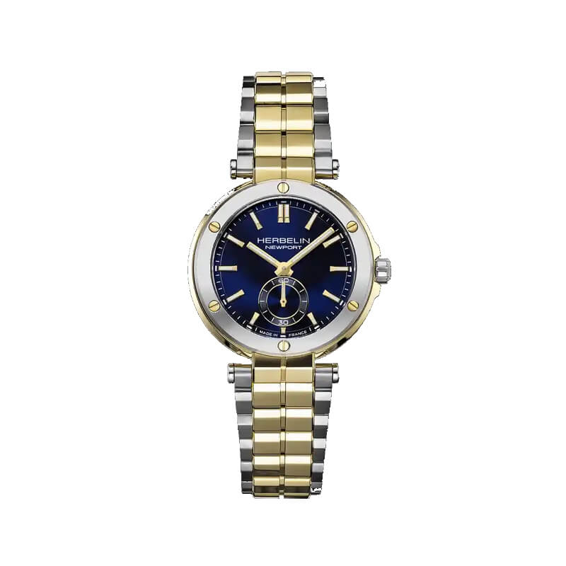 montre-HERBELIN-NEWPORT-femme-acier-inoxydable-18289BT1N35 Montre Femme NEWPORT HERBELIN, Acier 18289BT1N35