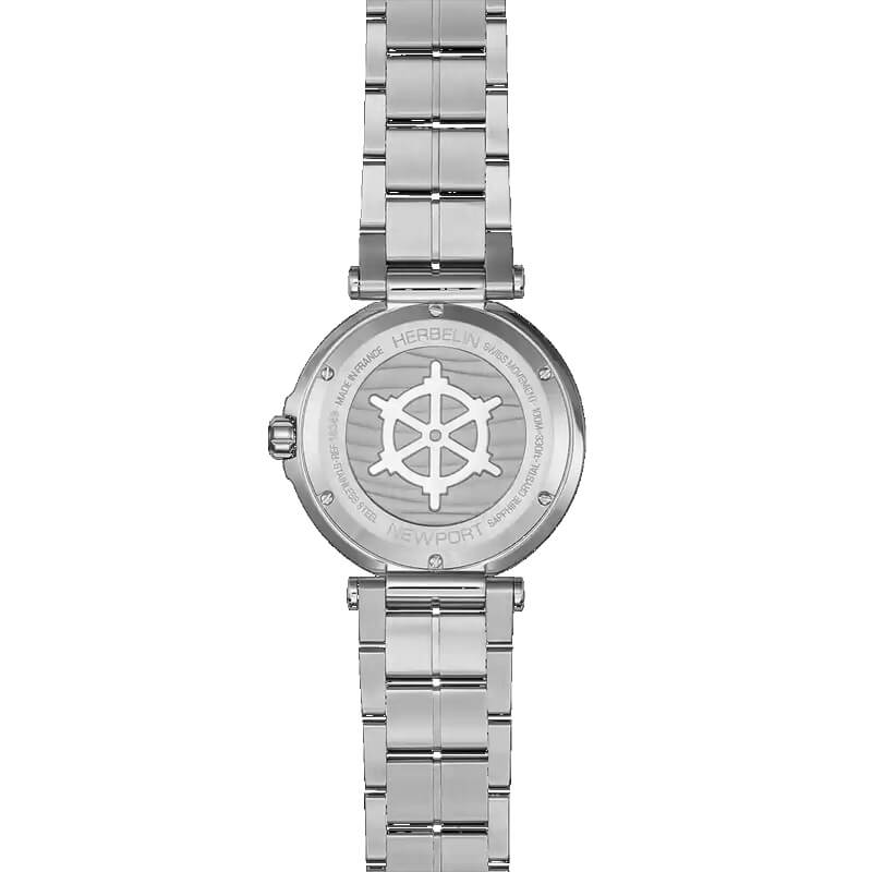 Montre Homme NEWPORT HERBELIN, Acier inoxydable 18389B22 dos