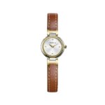 Montre Femme LADY H HERBELIN 17312T1N12GD cuir marron et Acier inoxydable bicolore