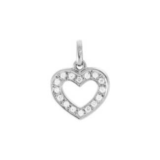 Pendentif Cœur Argent et Oxydes ROBBEZ MASSON
