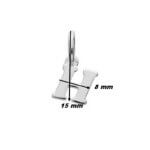 Pendentif lettre H Argent ROBBEZ MASSON, dimensions