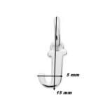 Pendentif lettre J Argent ROBBEZ MASSON, dimensions