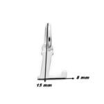 Pendentif lettre L Argent ROBBEZ MASSON, dimensions