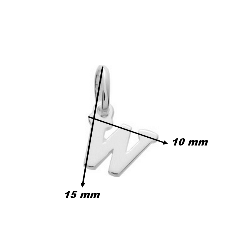pendentif-lettre-W-argent-rhodié-robbez-masson-316527-W-dimensions Pendentif lettre W Argent ROBBEZ MASSON, dimensions