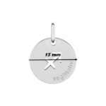 Pendentif médaille Zodiaque Sagittaire Argent ROBBEZ MASSON, dimensions