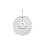 Pendentif médaille Zodiaque Balance Argent ROBBEZ MASSON
