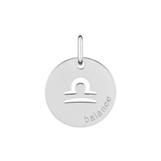 Pendentif médaille Zodiaque Balance Argent ROBBEZ MASSON