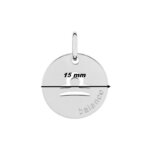 Pendentif médaille Zodiaque Balance Argent ROBBEZ MASSON, dimensions