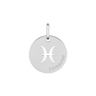 Pendentif médaille Zodiaque Poisson Argent ROBBEZ MASSON